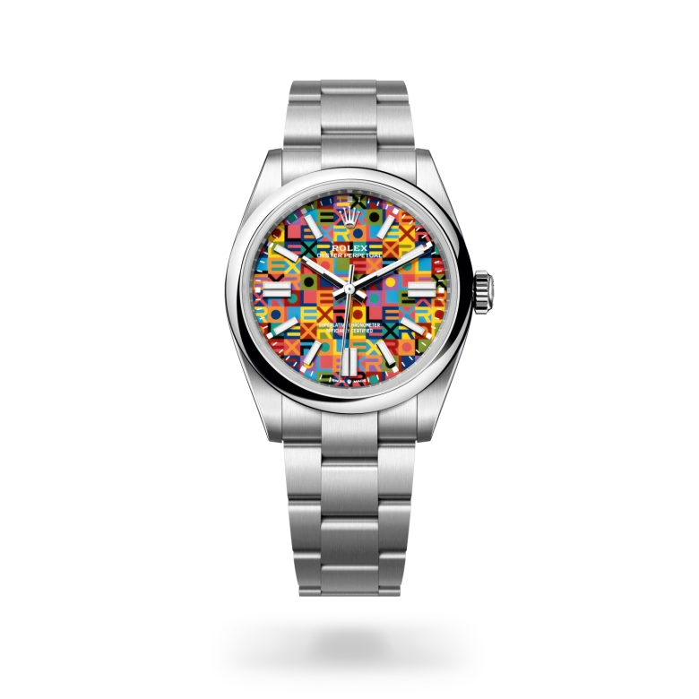 Rolex Oyster Perpetual in Oystersteel, M134300-0010 - Joseph-Anthony