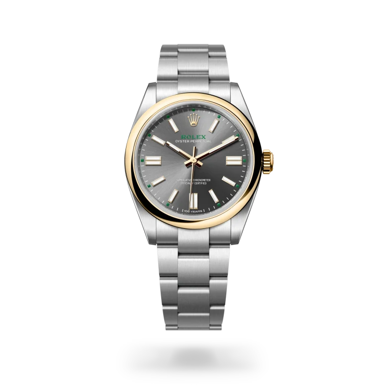 Rolex Oyster Perpetual in Yellow Rolesor - combination of Oystersteel and yellow gold, M134303-0001 - GemOro