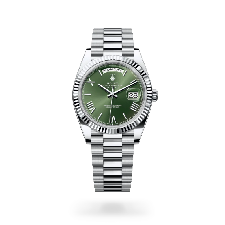 Rolex Day-Date in Platinum, M228236-0008 - Heller Jewelers