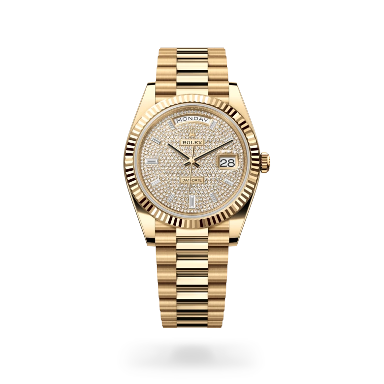 Rolex Day-Date in 18 kt yellow gold, M228238-0054 - Heller Jewelers