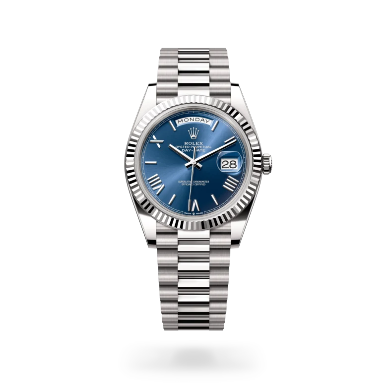 Rolex Day-Date in 18 ct white gold, M228239-0007 - Humbertown Jewellers