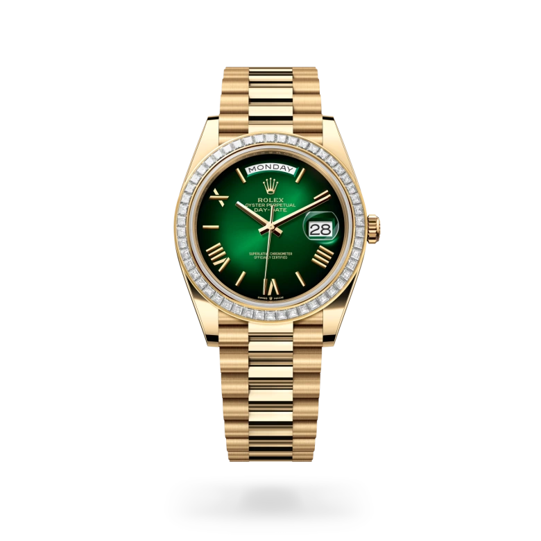 Rolex Day-Date in 18 kt yellow gold, M228398TBR-0042 - Heller Jewelers