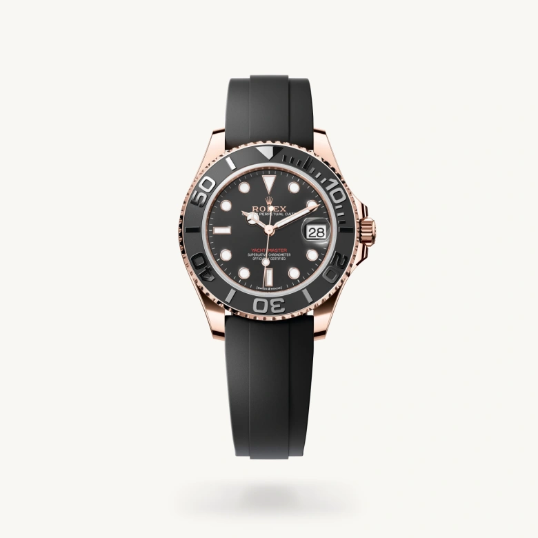 Rolex Yacht-Master in 18 ct Everose gold, M268655-0017 - J. Vair Jewellers