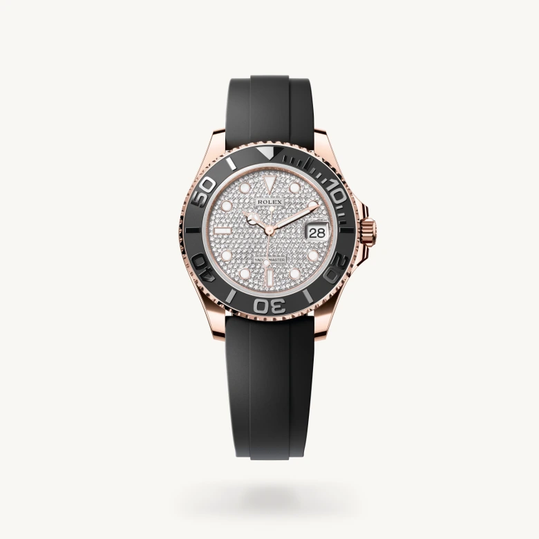 Rolex Yacht-Master in 18 ct Everose gold, M268655-0019 - Wilson & Son Jewelers