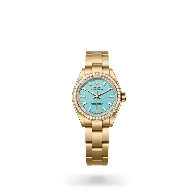 Rolex Oyster Perpetual in 18 ct yellow gold, M276248RBR-0001 - Joseph-Anthony