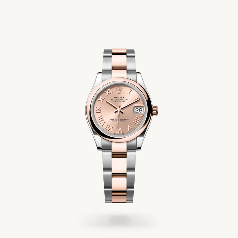 Rolex Datejust in Everose Rolesor - combination of Oystersteel and Everose gold, M278241-0005 - Humbertown Jewellers