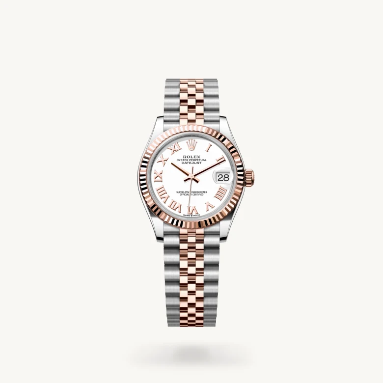 Rolex Datejust in Everose Rolesor - combination of Oystersteel and Everose gold, M278271-0002 - La Différence Time Centre