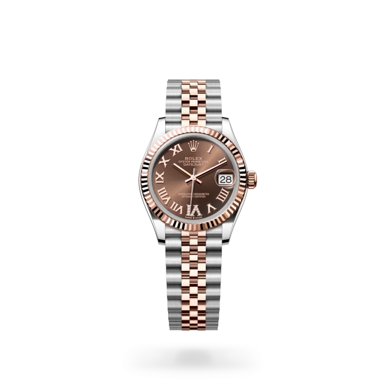 Rolex Datejust in Everose Rolesor - combination of Oystersteel and Everose gold, M278271-0004 - GemOro