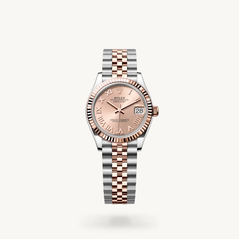 Rolex Datejust in Everose Rolesor - combination of Oystersteel and Everose gold, M278271-0006 - J. Vair Jewellers