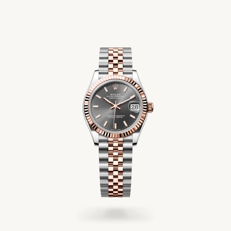 Rolex Datejust in Everose Rolesor - combination of Oystersteel and Everose gold, M278271-0018 - La Différence Time Centre