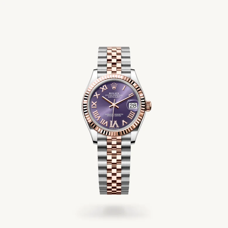 Rolex Datejust in Everose Rolesor - combination of Oystersteel and Everose gold, M278271-0020 - La Différence Time Centre
