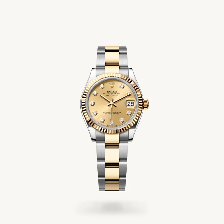 Rolex Datejust in Yellow Rolesor - combination of Oystersteel and yellow gold, M278273-0025 - La Différence Time Centre