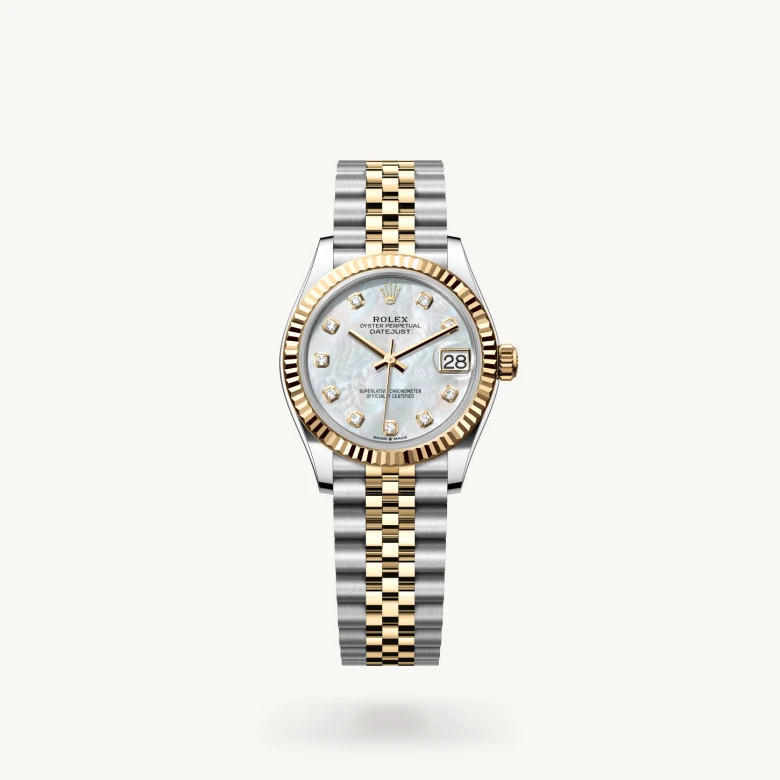 Rolex Datejust in Yellow Rolesor - combination of Oystersteel and yellow gold, M278273-0028 - Rolex Boutique San Jose