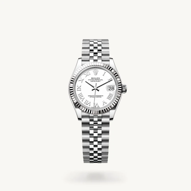 Rolex Datejust in White Rolesor - combination of Oystersteel and white gold, M278274-0010 - La Différence Time Centre