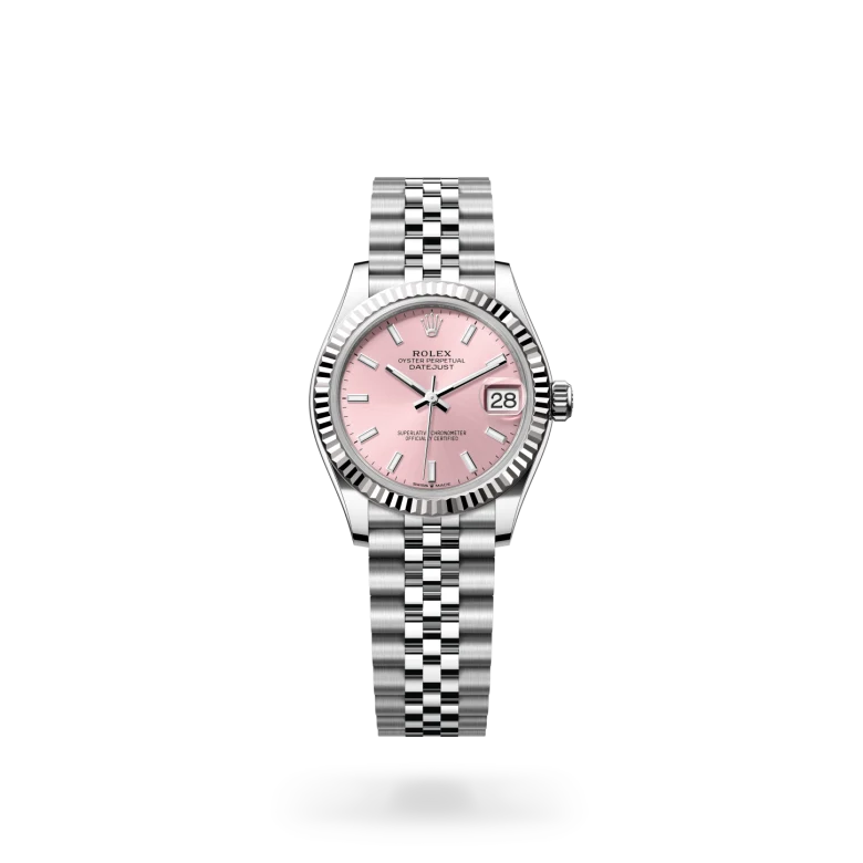 Rolex Datejust in White Rolesor - combination of Oystersteel and white gold, M278274-0014 - Heller Jewelers