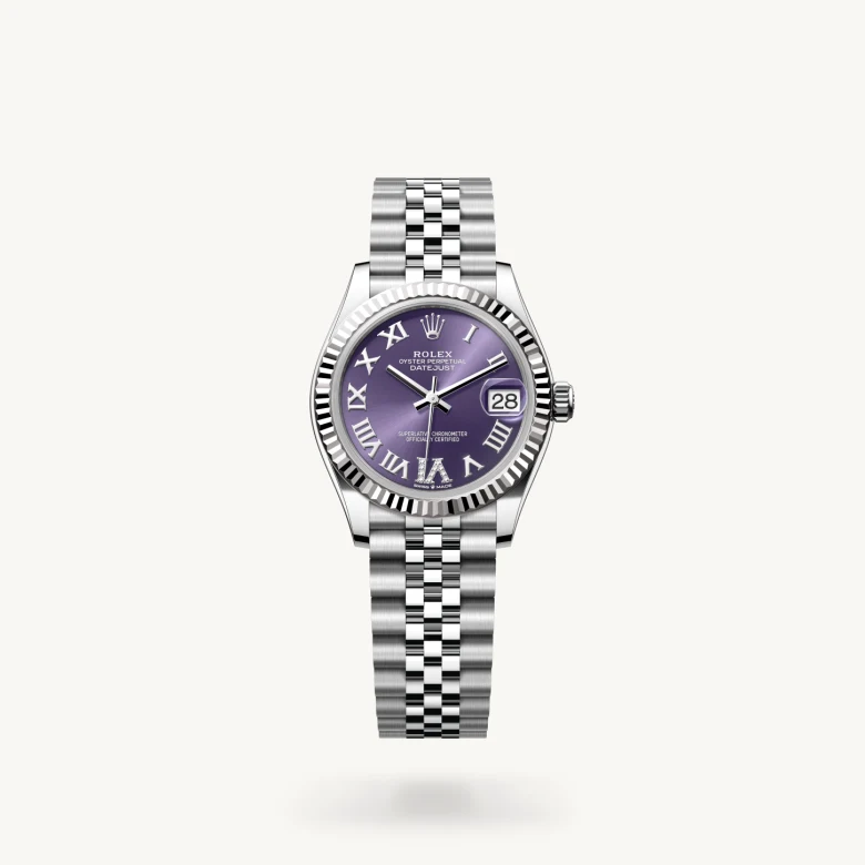 Rolex Datejust in White Rolesor - combination of Oystersteel and white gold, M278274-0026 - GemOro