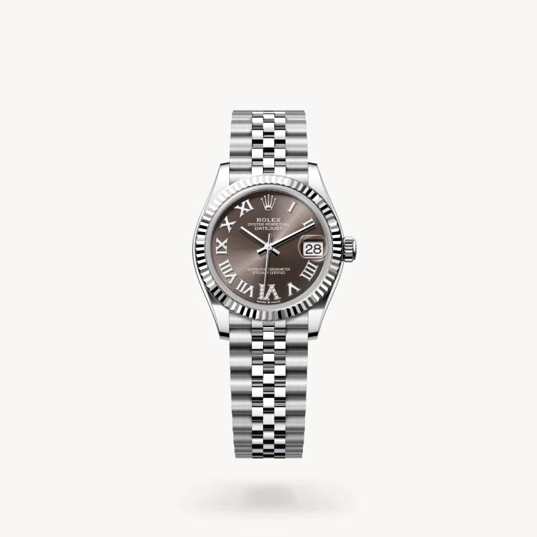 Rolex Datejust in White Rolesor - combination of Oystersteel and white gold, M278274-0028 - La Différence Time Centre
