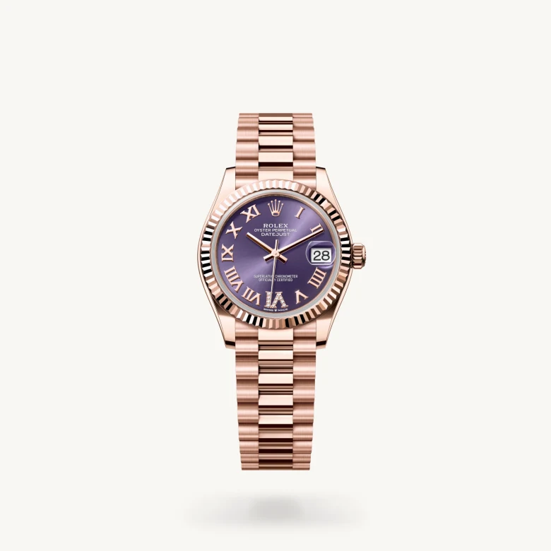 Rolex Datejust in 18 ct Everose gold, M278275-0029 - Rolex Boutique at San Jose