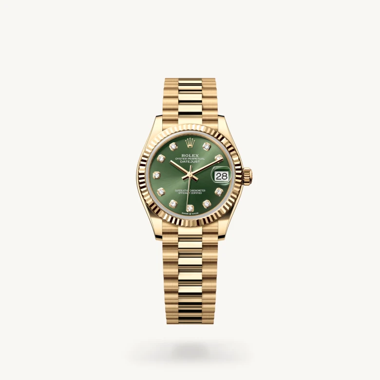 Rolex Datejust in 18 ct yellow gold, M278278-0011 - Rolex Boutique San Jose
