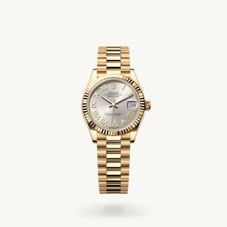 Rolex Datejust in 18 ct yellow gold, M278278-0028 - Rolex Boutique San Jose