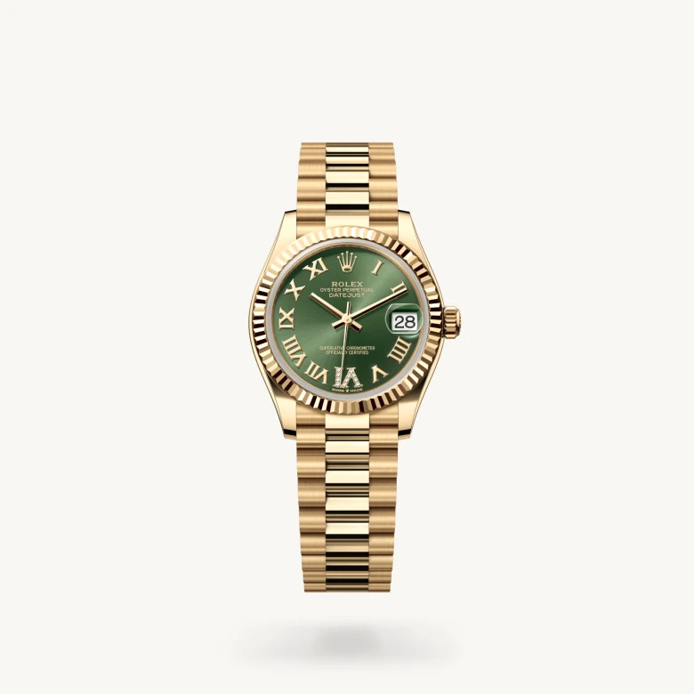 Rolex Datejust in 18 ct yellow gold, M278278-0030 - J. Vair Jewellers