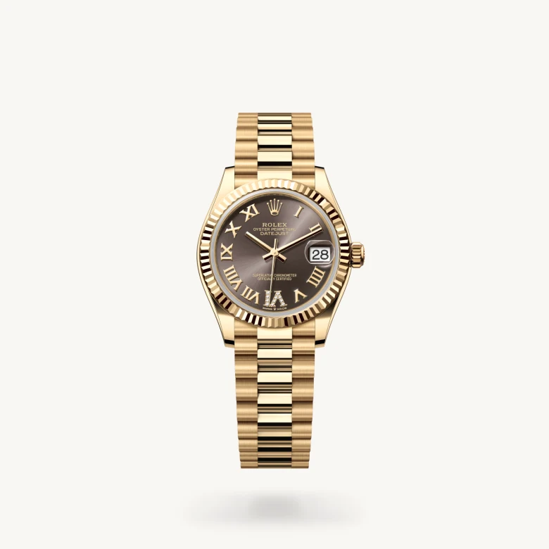 Rolex Datejust in 18 ct yellow gold, M278278-0032 - J. Vair Jewellers