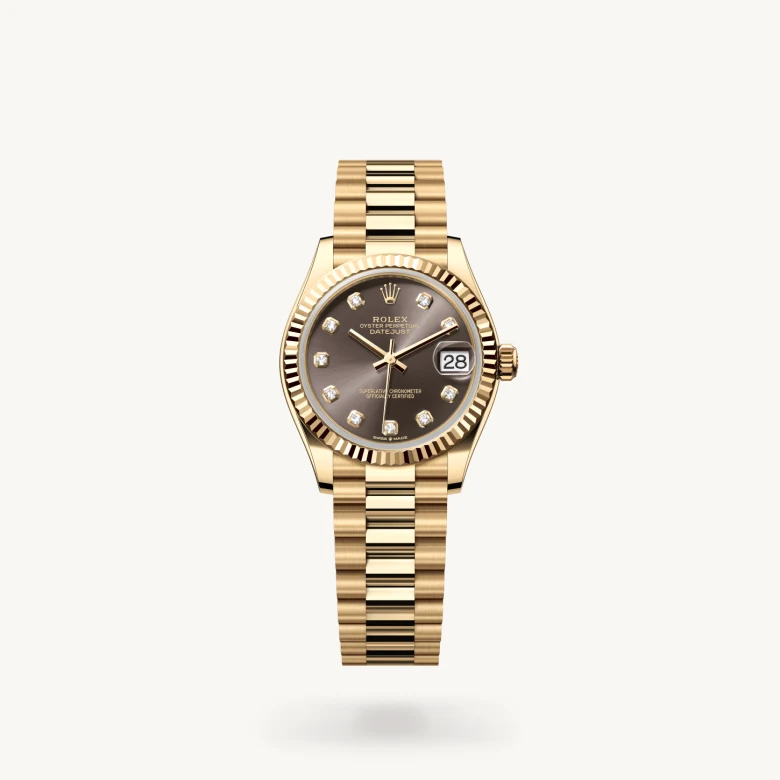 Rolex Datejust in 18 ct yellow gold, M278278-0036 - Humbertown Jewellers
