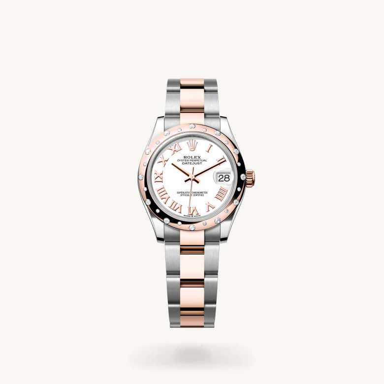 Rolex Datejust in Everose Rolesor - combination of Oystersteel and Everose gold, M278341RBR-0001 - La Différence Time Centre