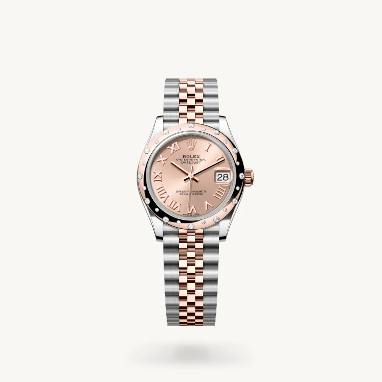 Rolex Datejust in Everose Rolesor - combination of Oystersteel and Everose gold, M278341RBR-0006 - La Différence Time Centre
