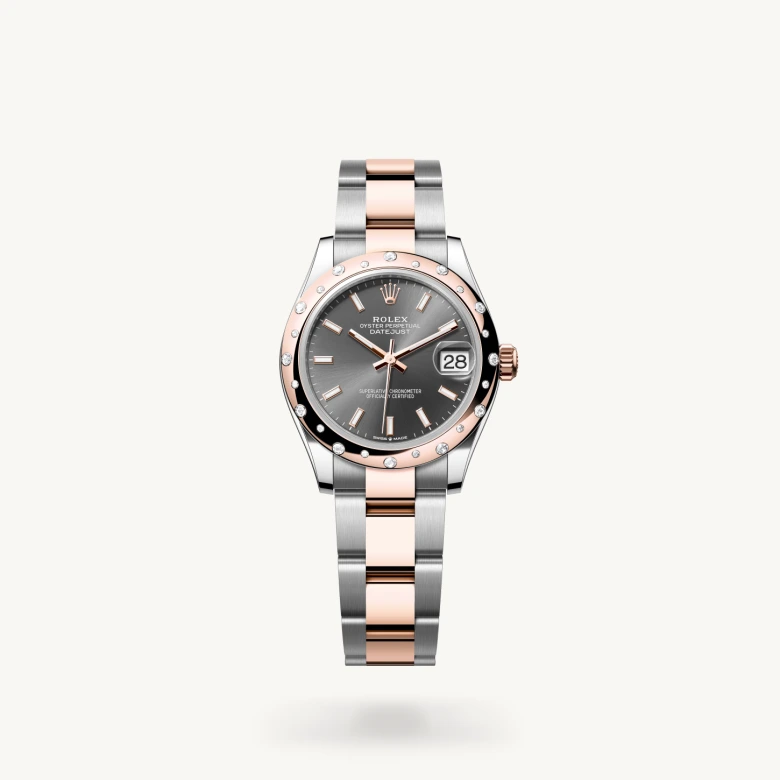 Rolex Datejust in Everose Rolesor - combination of Oystersteel and Everose gold, M278341RBR-0017 - La Différence Time Centre