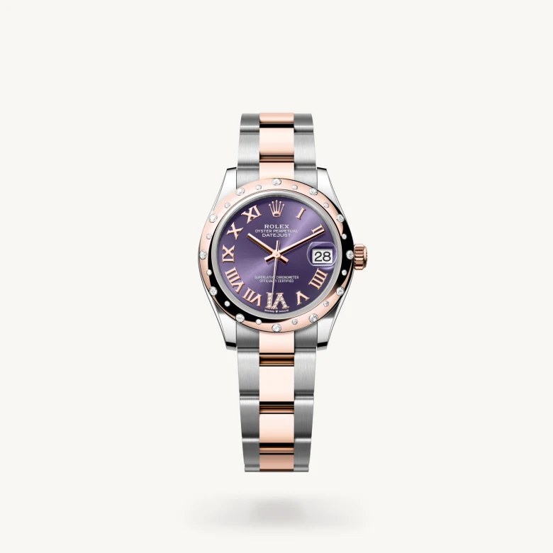 Rolex Datejust in Everose Rolesor - combination of Oystersteel and Everose gold, M278341RBR-0019 - La Différence Time Centre