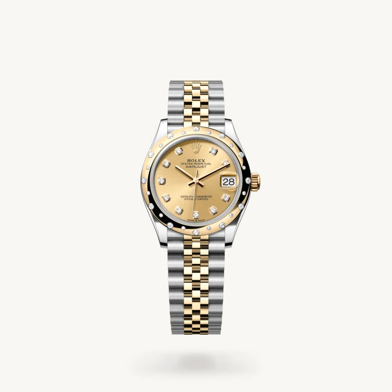 Rolex Datejust in Yellow Rolesor - combination of Oystersteel and yellow gold, M278343RBR-0026 - La Différence Time Centre