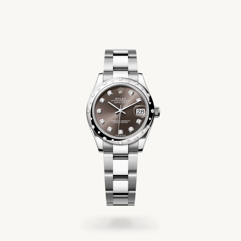 Rolex Datejust in White Rolesor - combination of Oystersteel and white gold, M278344RBR-0007 - La Différence Time Centre