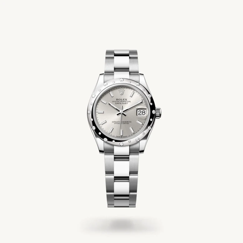 Rolex Datejust in White Rolesor - combination of Oystersteel and white gold, M278344RBR-0013 - La Différence Time Centre