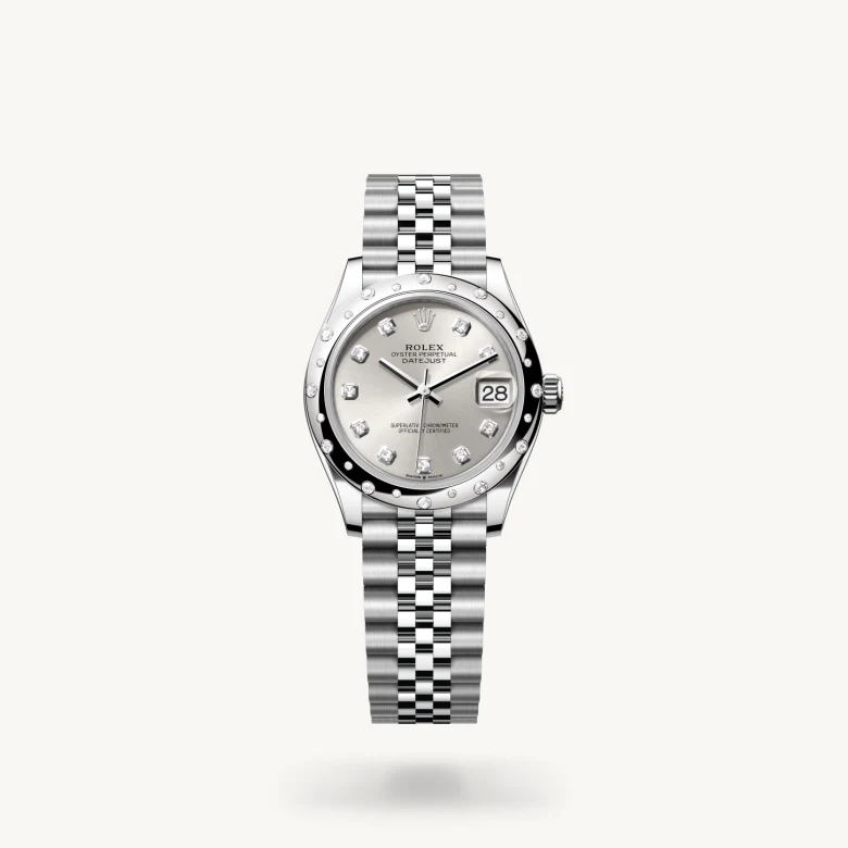 Rolex Datejust in White Rolesor - combination of Oystersteel and white gold, M278344RBR-0032 - La Différence Time Centre