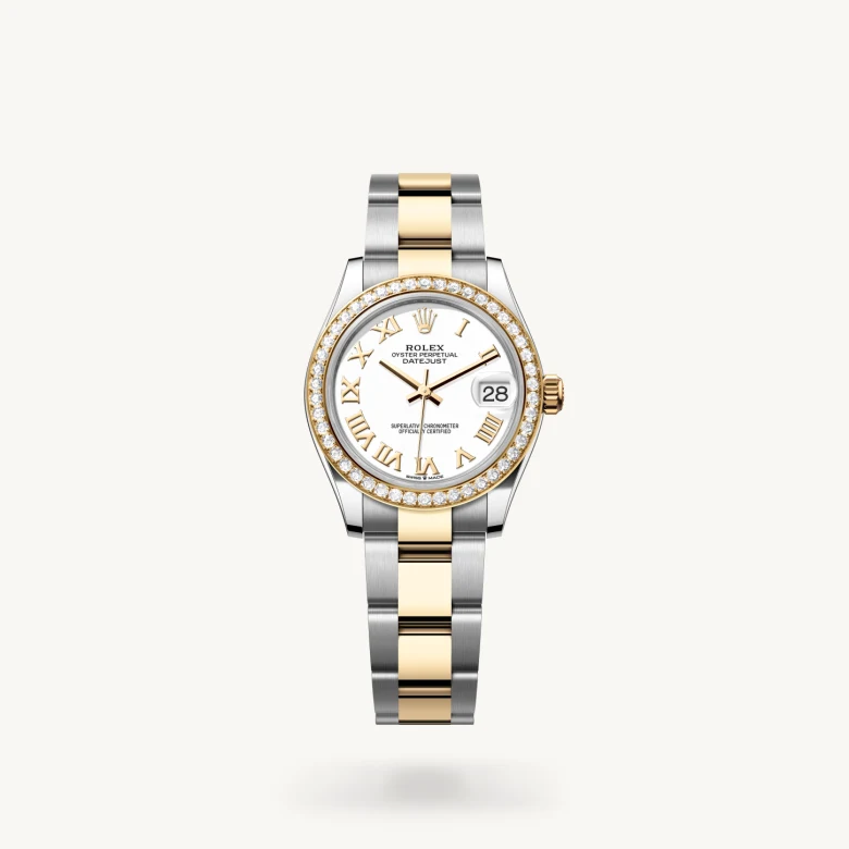 Rolex Datejust in Yellow Rolesor - combination of Oystersteel and yellow gold, M278383RBR-0001 - Humbertown Jewellers