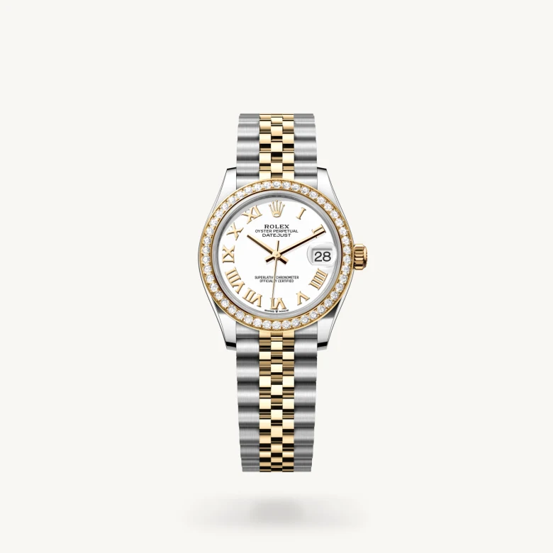 Rolex Datejust in Yellow Rolesor - combination of Oystersteel and yellow gold, M278383RBR-0002 - Humbertown Jewellers
