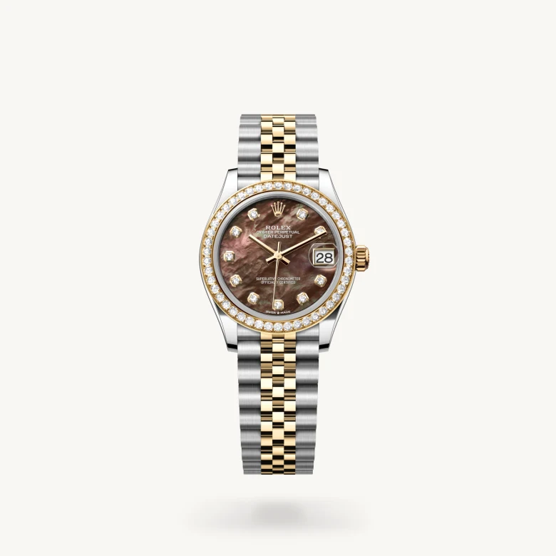 Rolex Datejust in Yellow Rolesor - combination of Oystersteel and yellow gold, M278383RBR-0024 - J. Vair Jewellers