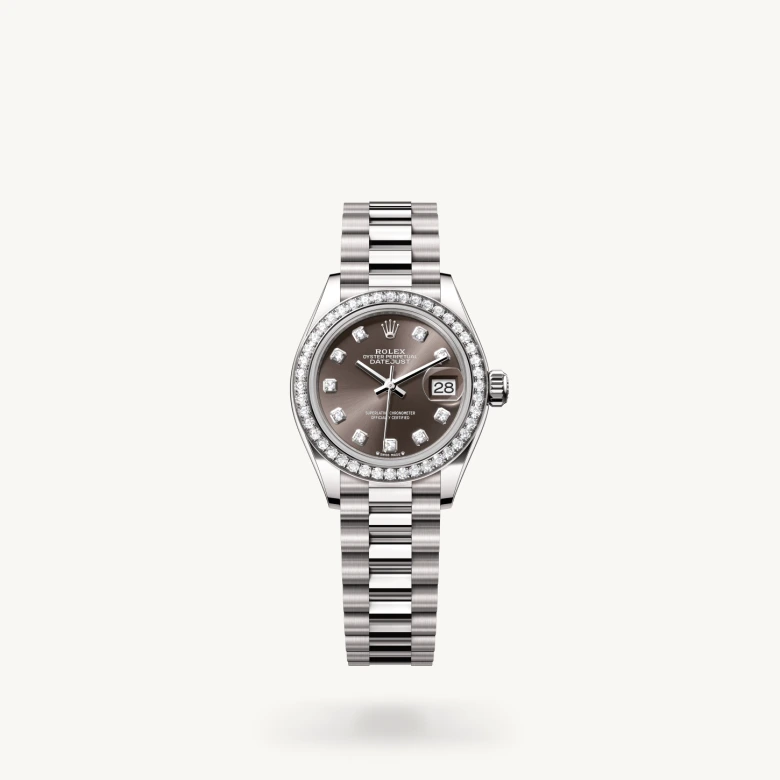 Rolex Lady-Datejust in 18 ct white gold, M279139RBR-0011 - Rolex Boutique at San Jose