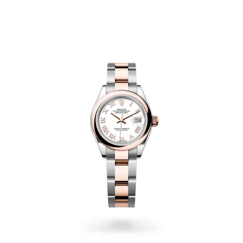 Rolex Lady-Datejust in Everose Rolesor - combination of Oystersteel and Everose gold, M279161-0022 - Heller Jewelers