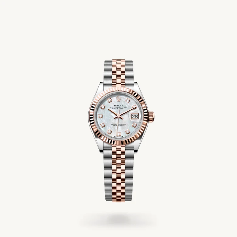 Rolex Lady-Datejust in Everose Rolesor - combination of Oystersteel and Everose gold, M279171-0013 - La Différence Time Centre