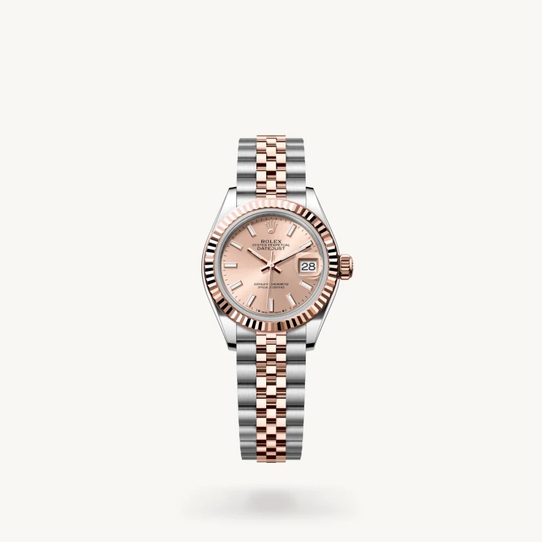 Rolex Lady-Datejust in Everose Rolesor - combination of Oystersteel and Everose gold, M279171-0023 - Rolex Boutique San Jose