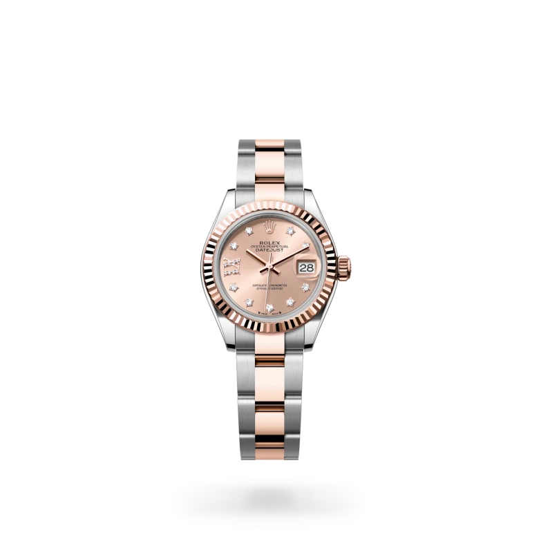 Rolex Lady-Datejust in Everose Rolesor - combination of Oystersteel and Everose gold, M279171-0028 - Chrono Jewelry