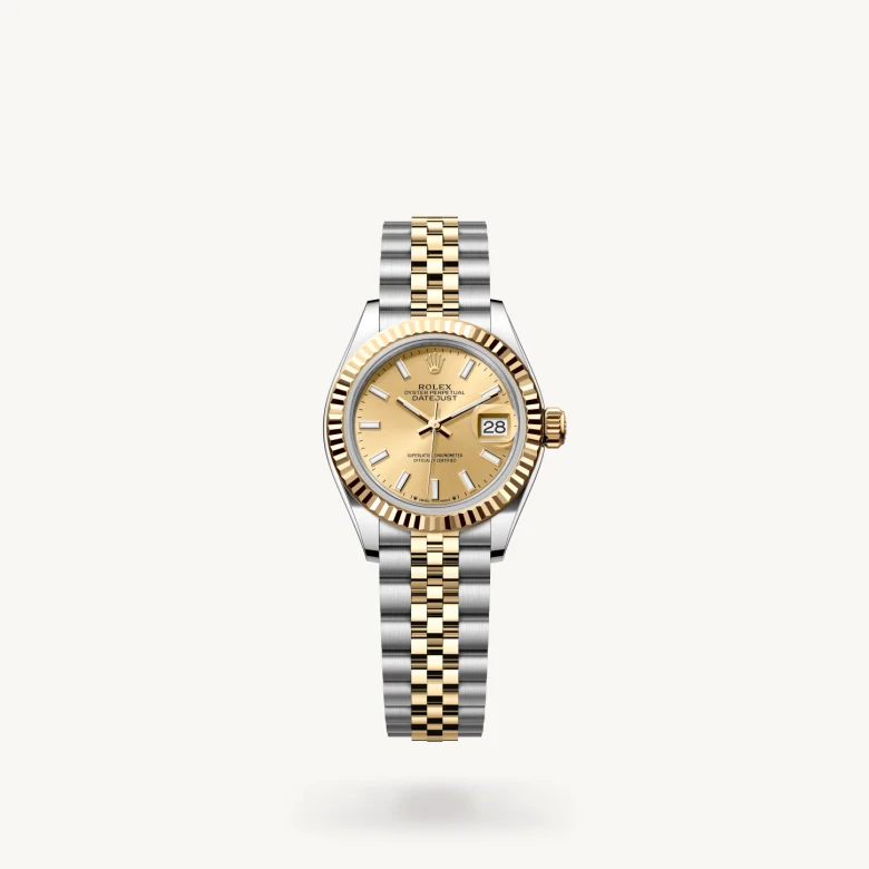 Rolex Lady-Datejust in Yellow Rolesor - combination of Oystersteel and yellow gold, M279173-0001 - La Différence Time Centre