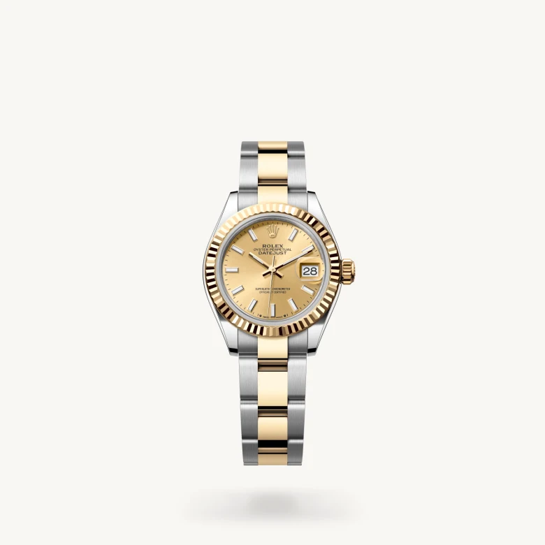 Rolex Lady-Datejust in Yellow Rolesor - combination of Oystersteel and yellow gold, M279173-0002 - La Différence Time Centre