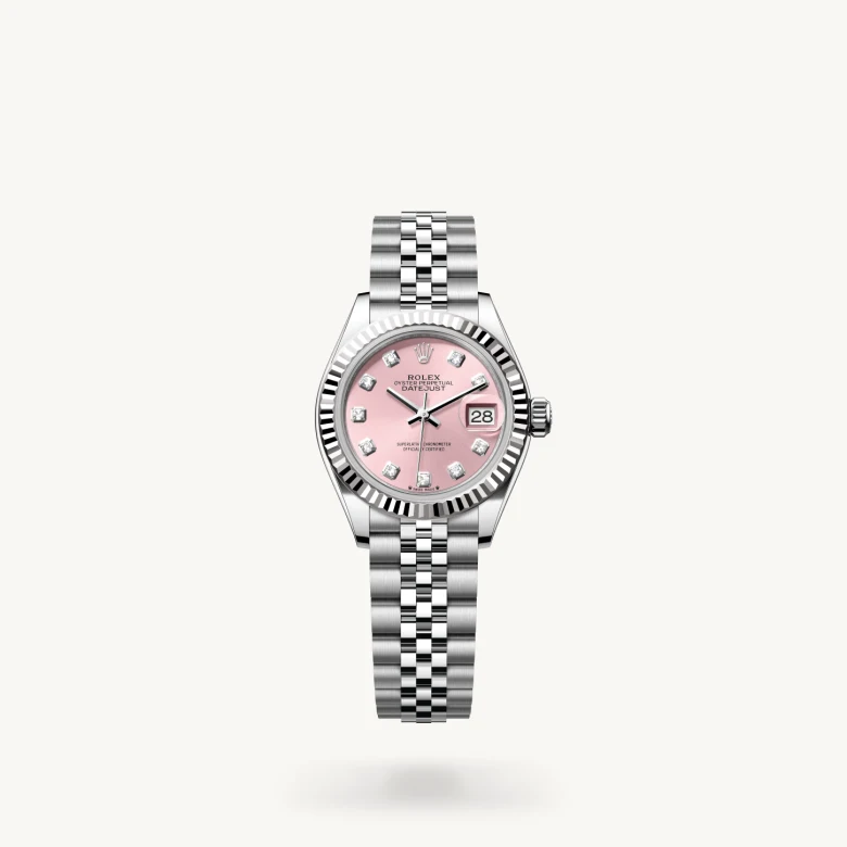 Rolex Lady-Datejust in White Rolesor - combination of Oystersteel and white gold, M279174-0003 - J. Vair Jewellers