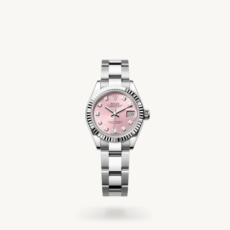 Rolex Lady-Datejust in White Rolesor - combination of Oystersteel and white gold, M279174-0004 - La Différence Time Centre
