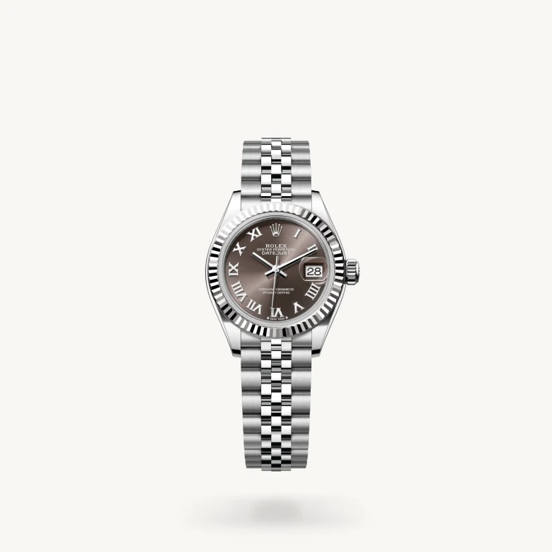 Rolex Lady-Datejust in White Rolesor - combination of Oystersteel and white gold, M279174-0013 - La Différence Time Centre