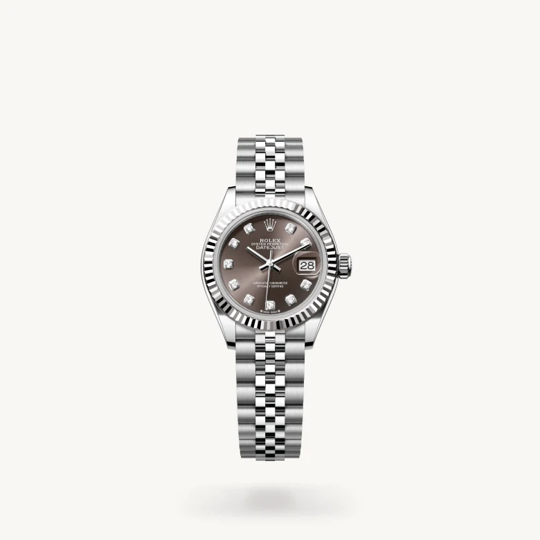 Rolex Lady-Datejust in White Rolesor - combination of Oystersteel and white gold, M279174-0015 - GemOro