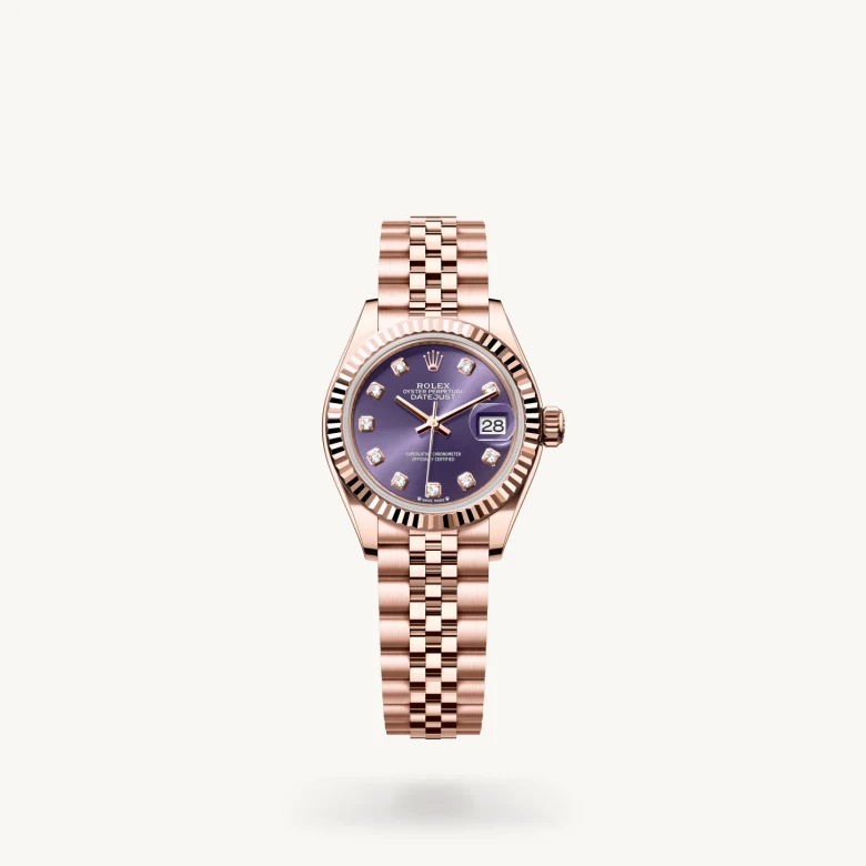 Rolex Lady-Datejust in 18 ct Everose gold, M279175-0020 - Rolex Boutique San Jose